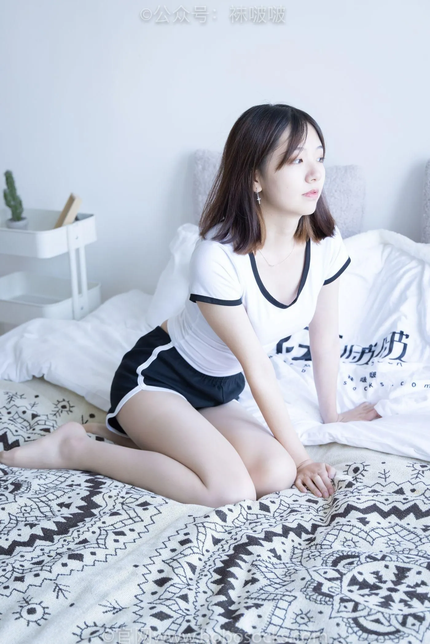 [BoBoSocks袜啵啵]NO.026 小甜豆-体操服、空军一号、白棉袜、肉丝 [149P]插图1